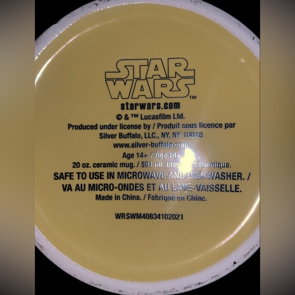 STAR WARS MANDALORIAN 20 OZ MUG NWT Novelty Gifts Collectibles - Picture 2 of 4